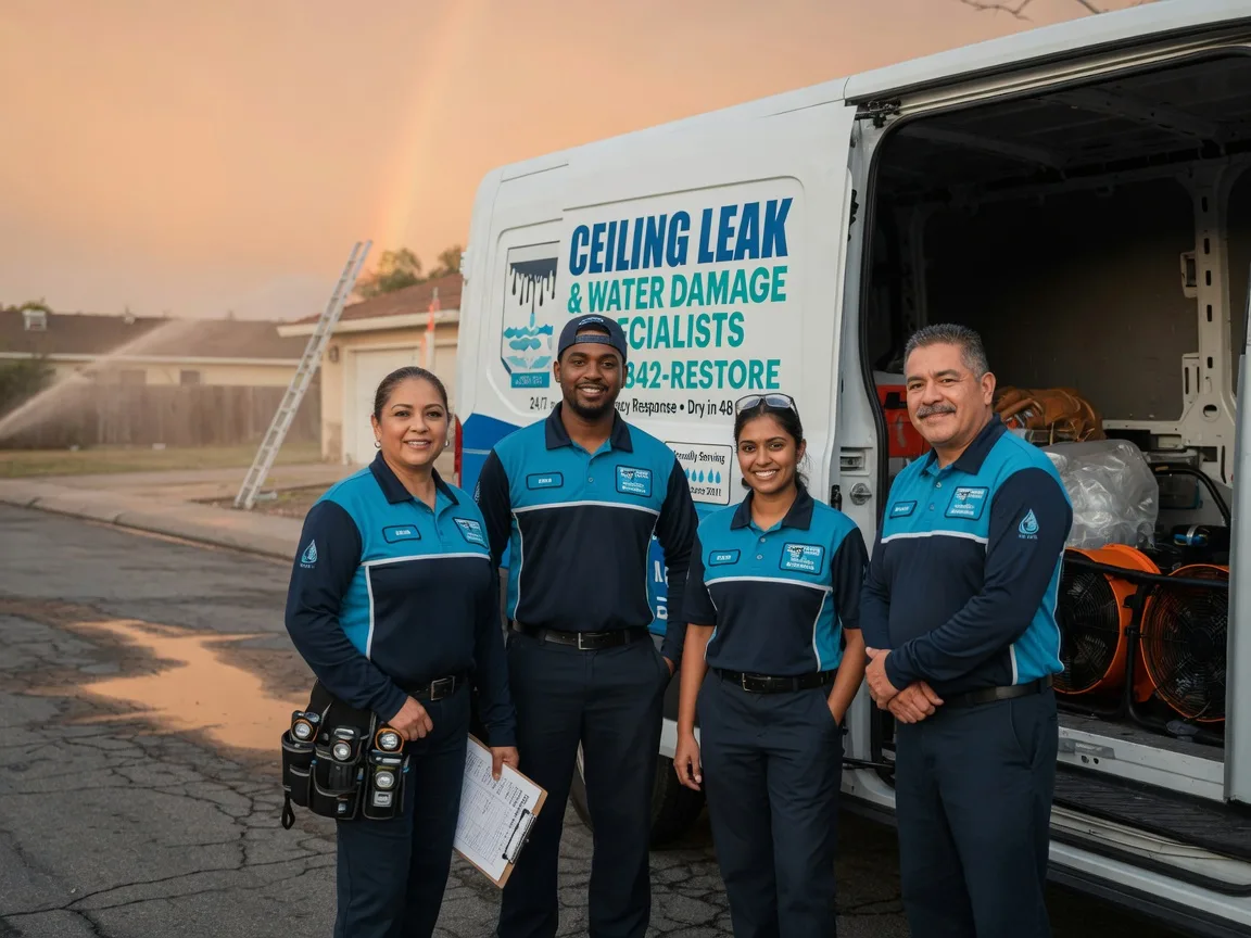 Ceiling Leak Cleanup company in Ducor, CA